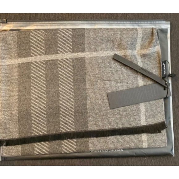 Men Winter Scarf Soft Warm Long Cashmere Feel Scarves - Picture 2 of 3